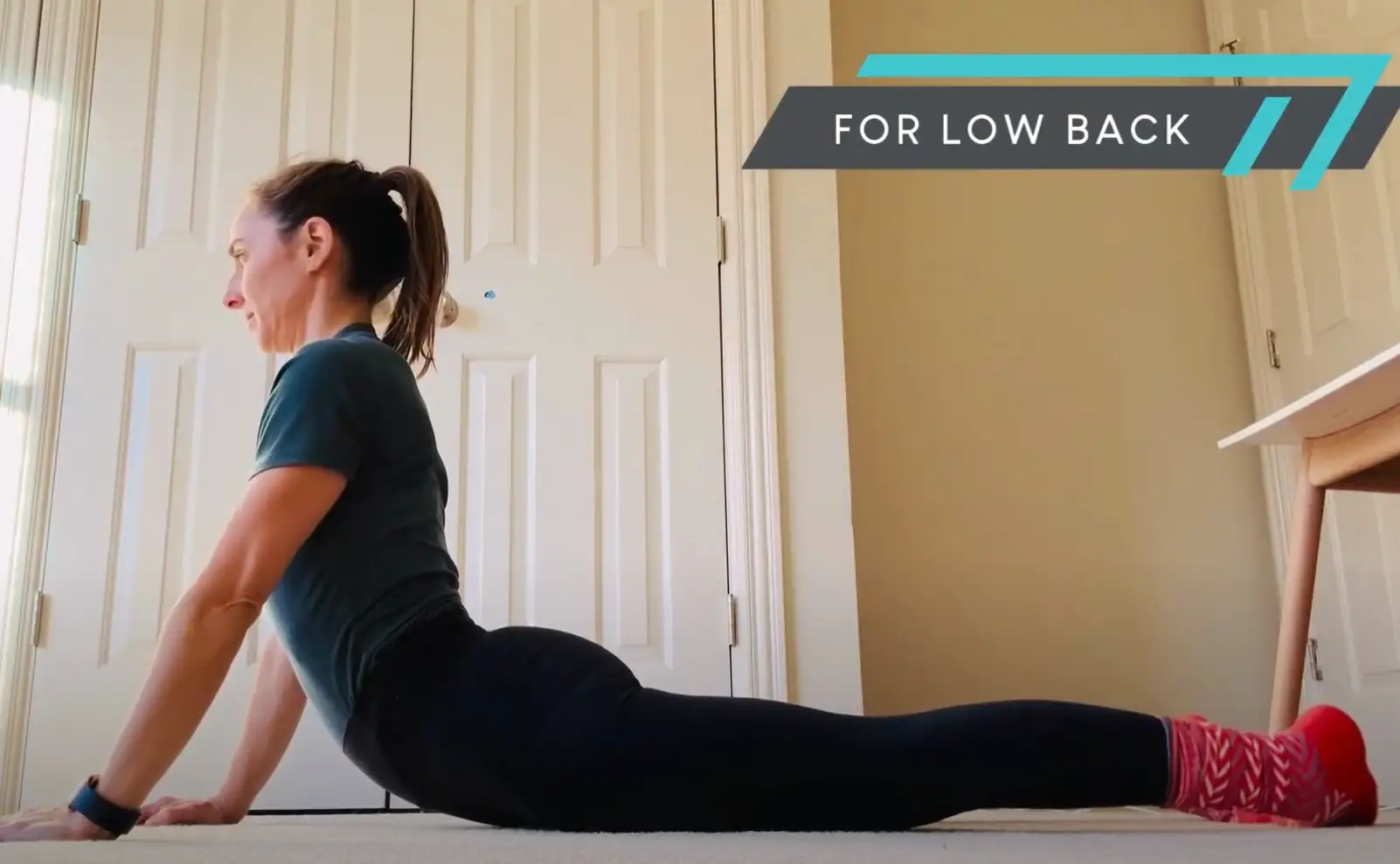Lower back stretch exercises